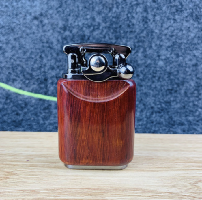 Rosewood Handmade Custom Windproof Kerosene To Bead Lighter