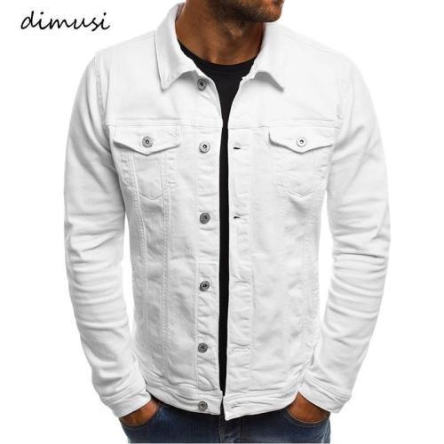 Dimusi Spring Mens Denim Jacket Fashion Male Jeans Jackets Slim Fit Casual Streetwear Vintage Men Jean Outwear Clothing.Ta325