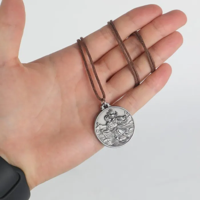 Cosplay Tv Dark Season 1 2 3 St Christopher Pendant Necklace Jonas Accessories Metal Men Women Accessories