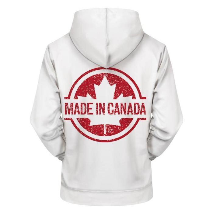 Made In Canada 3D - Sweatshirt, Hoodie, Pullover