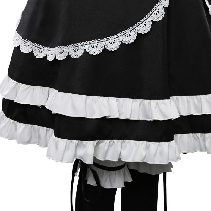 Anime Danganronpa V3 Celestia Ludenberg Uniform Dress Outfits Halloween Carnival Costume Cosplay Costume