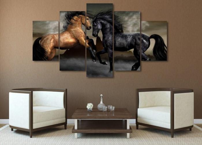 Hd Printed Horses Canvas