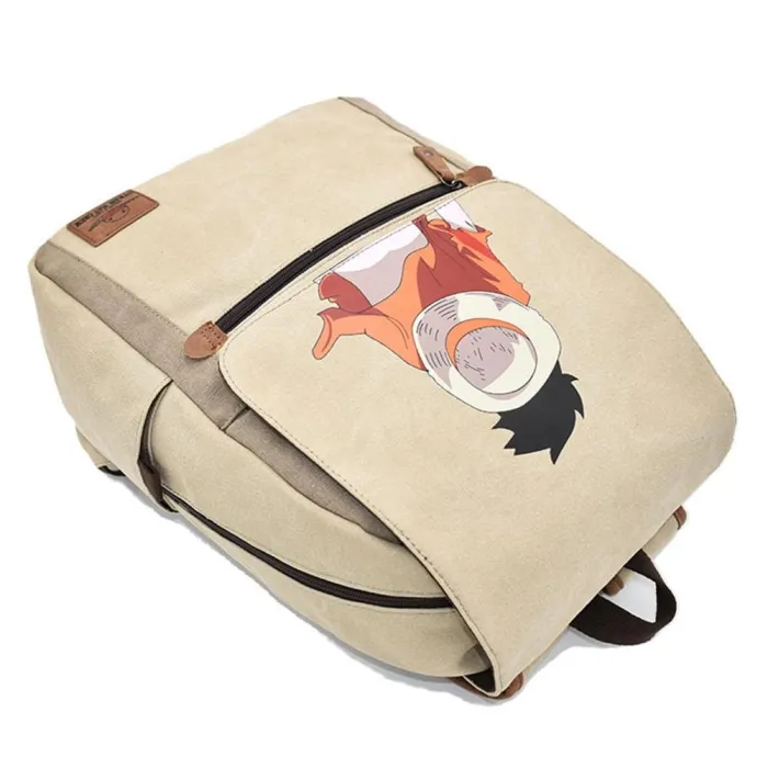 Japanese Anime School Backpack - Naruto Bookbag One Piece Shoulders Bag Dragon Balls Rucksack Daypack