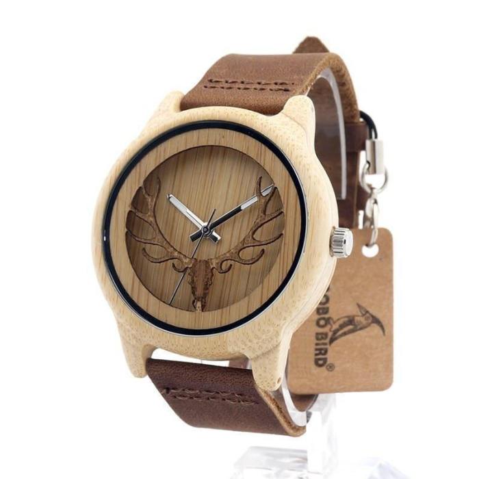 Bobo Bird™ Exclusive: Deer Wooden Watch V1