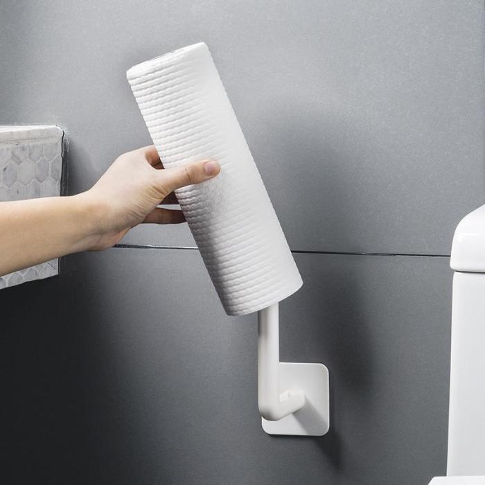 Creative Tissue Paper Hanging Bathroom Toilet Kitchen Stand Towel Holder Storage Shelf (2Pcs)