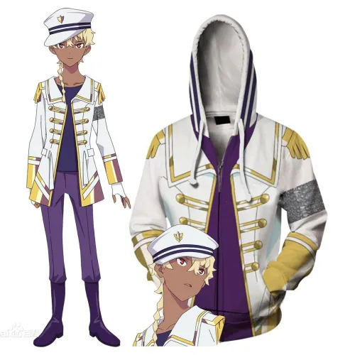 Ssss.Dynazenon Anime Sink Cosplay Unisex 3D Printed Hoodie Sweatshirt Jacket With Zipper