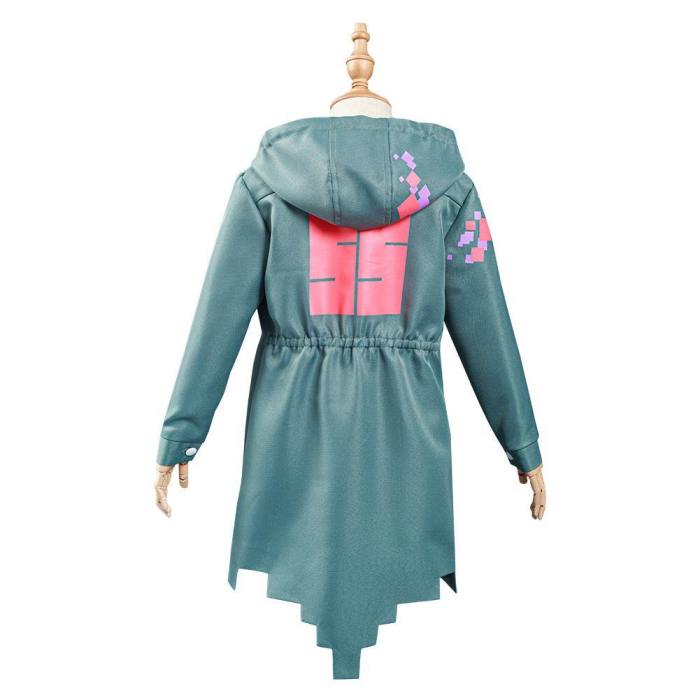 Danganronpa Nagito Komaeda Kids Children Army Green Jacket Cosplay Costume Coat