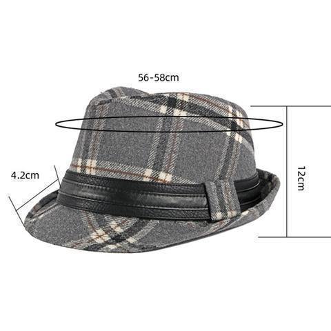 Men'S British Style Retro Gentlemen Hats Woolen Jazz Hats