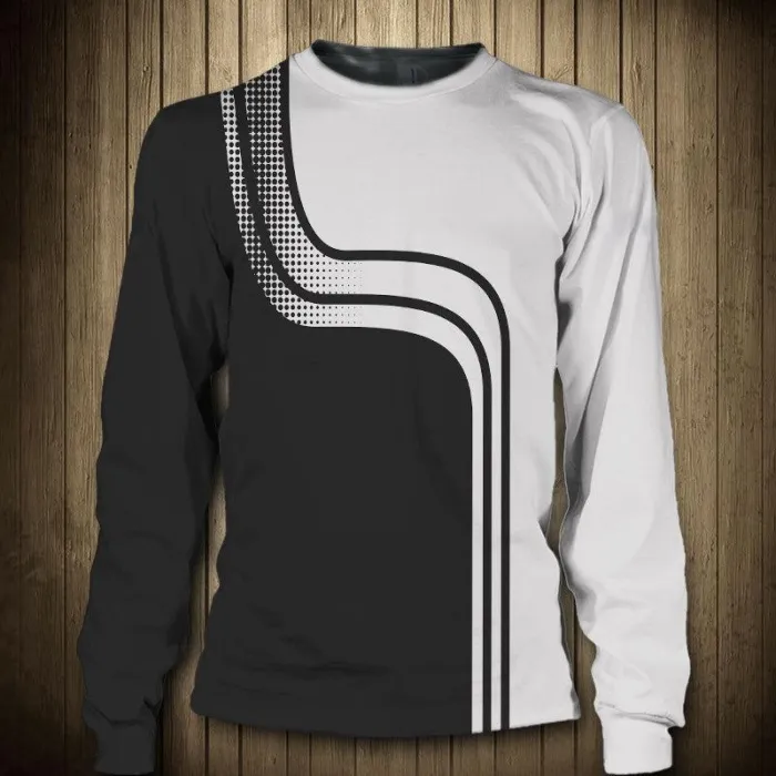 Men Casual Print T-Shirt Shirt Hoodies
