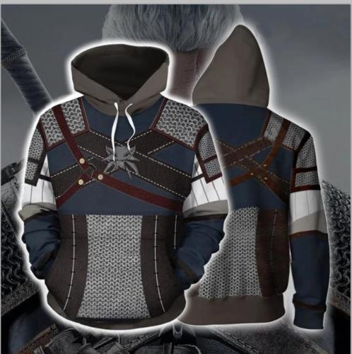 The Witcher 3 Anime Unisex 3D Printed Hoodie Pullover Sweatshirt