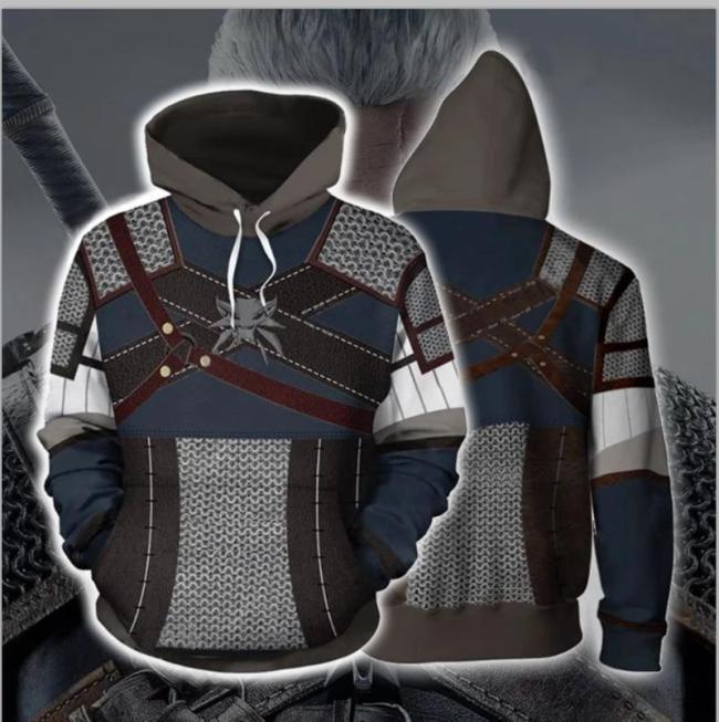 The Witcher 3 Anime Unisex 3D Printed Hoodie Pullover Sweatshirt