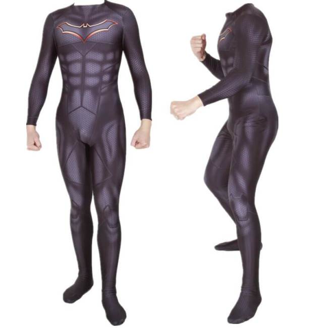 Superhero Rebirth Bruce Wayne Bodysuit Suit Jumpsuit Cosplay Costume