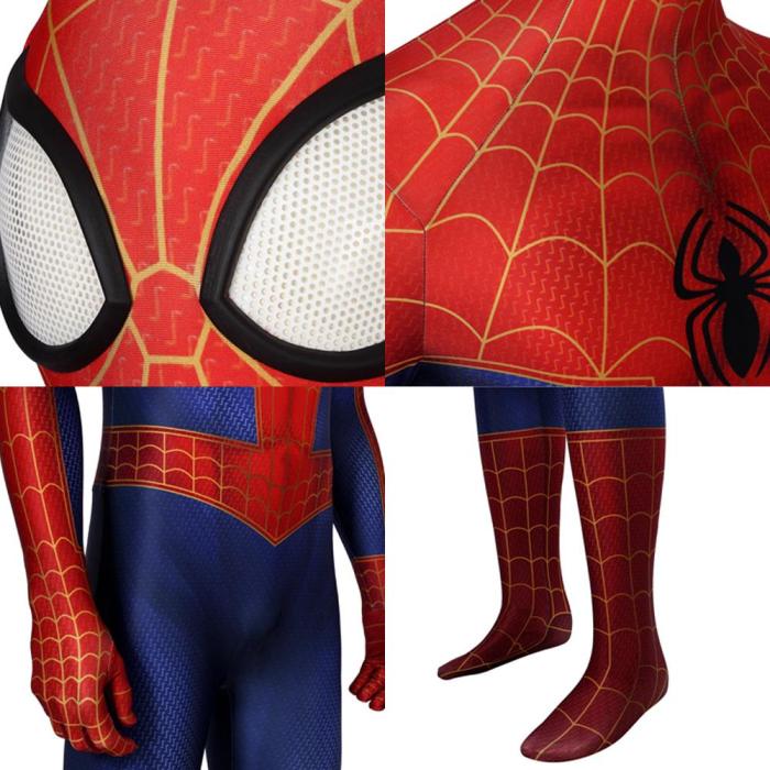 Spider-Man Peter Parker Spider-Man: Into The Spider-Verse Jumpsuit Cosplay Costume -