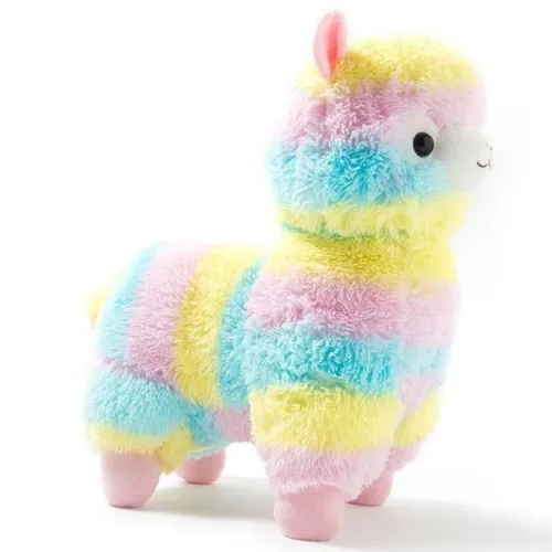 Rainbow Alpaca Plush