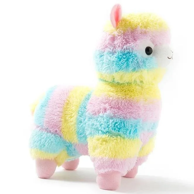 Rainbow Alpaca Plush