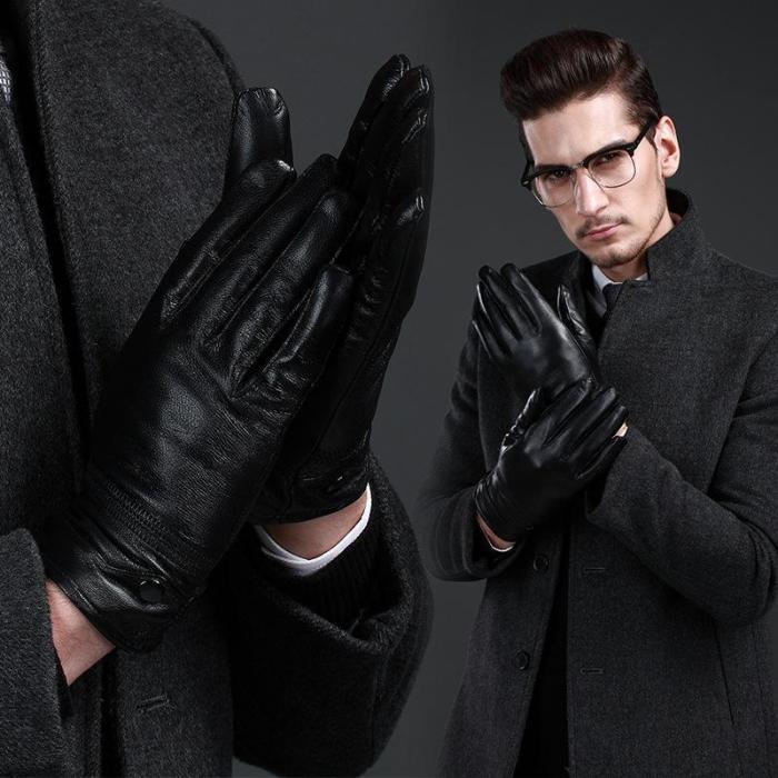 Men Warm Full-Finger Gloves Fitness