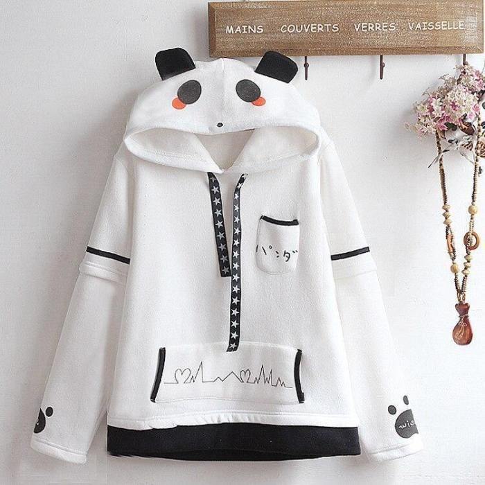 Panda Heartbeat Hoodie