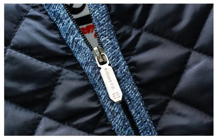 Thick Warm Mens Cardigan Knitted Top Autumn Winter Coat
