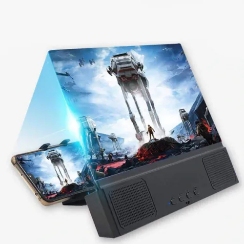 Phone Screen Amplifier With Bluetooth Speaker