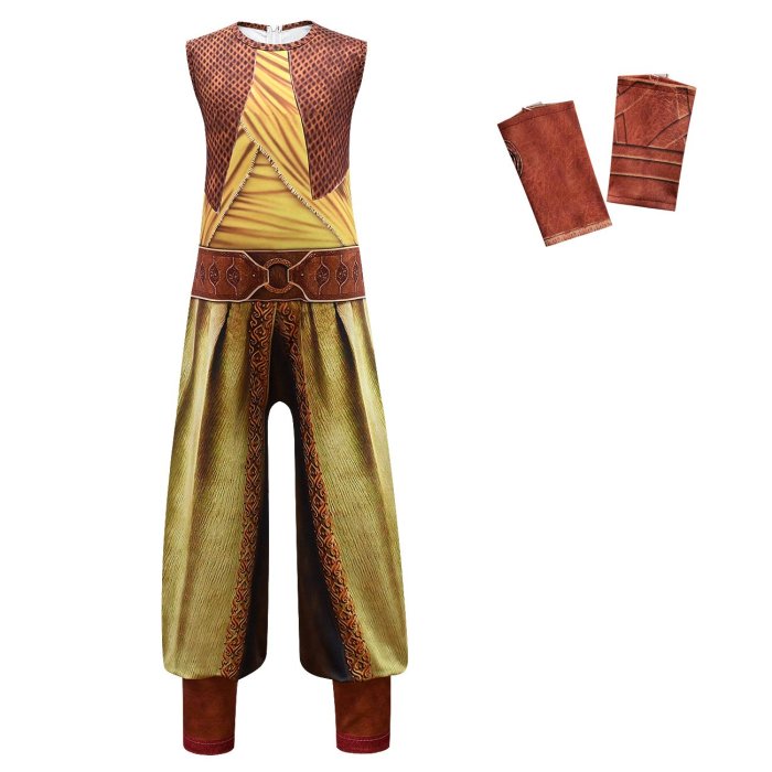 Cosicon Raya And The Last Dragon Cosplay Jumpsuit Halloween Costume For Kids Adults