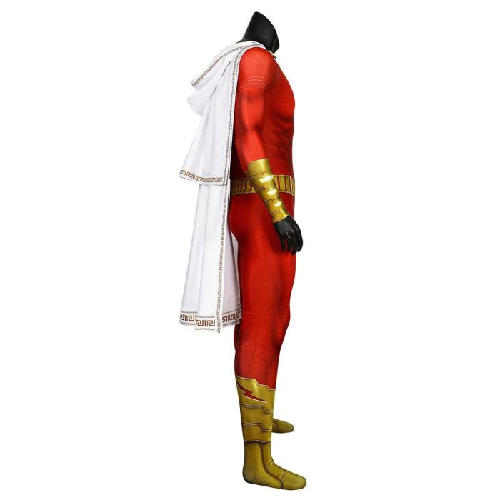 Shazam Billy Batson Shazam! Jumpsuit Cosplay Costume -