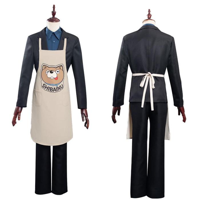 The Way Of The Household Husband Tatsu Shirt Pants Apron Outfits Halloween Carnival Suit Cosplay Costume