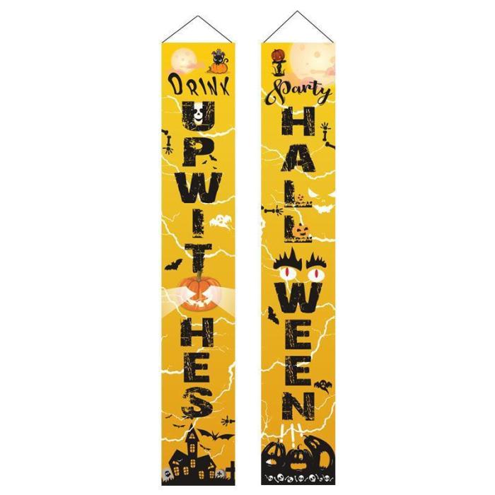 Selling Halloween Couplets Hanging Flag Banner