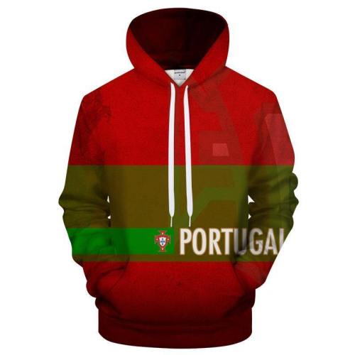 Portugal Stripe 3D - Sweatshirt, Hoodie, Pullover