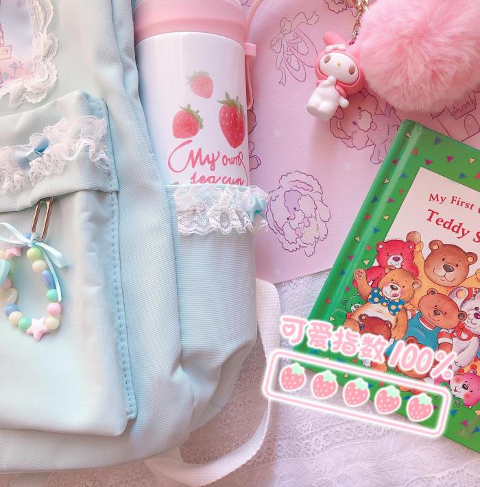 Pastel Bear Backpack