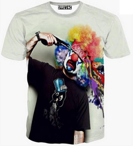 Hipster Dead Clown 3D T-Shirt V11