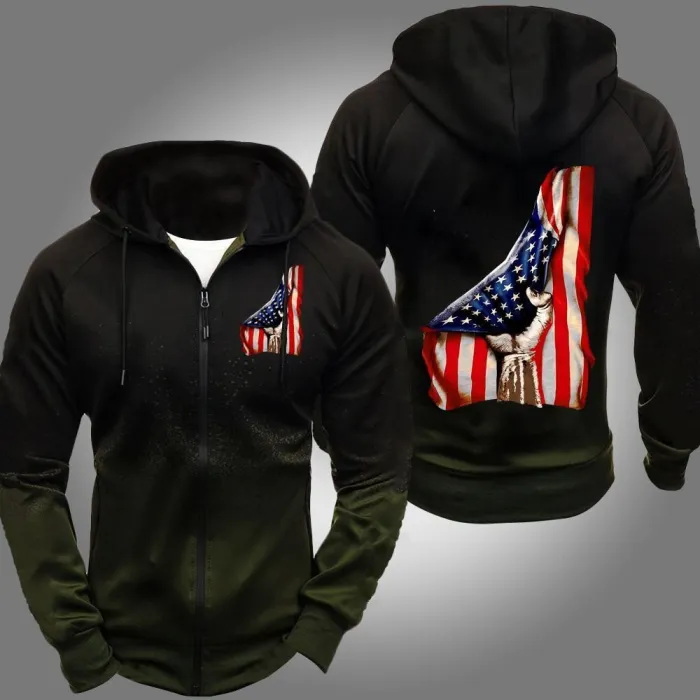 Men'S Zipper Sportswear Long Sleeve Coat