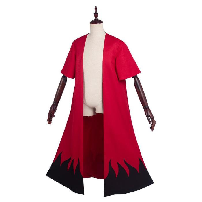 Naruto Uzumaki Cloak Kimono Costume Robe Cospaly Halloween Carnival Suit Cardigan Cosplay