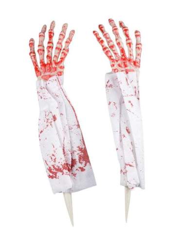 Halloween Supplies Party Cosplay Scary Skeleton Hands