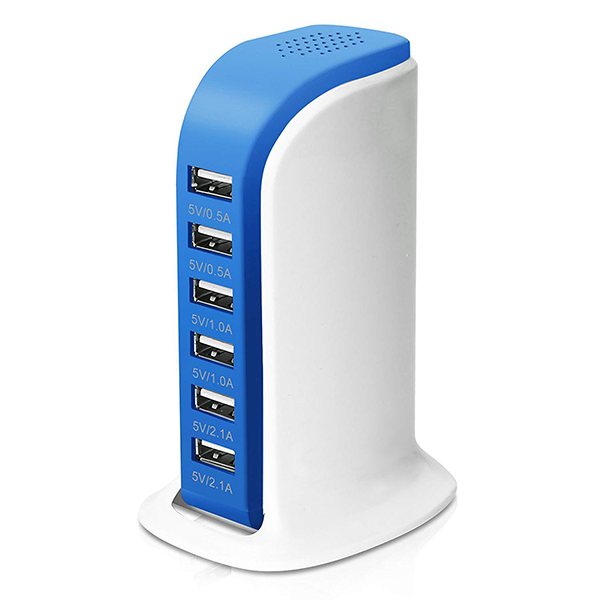 Portable Usb Charging Station – Charge 6 Devices Simultaneously!