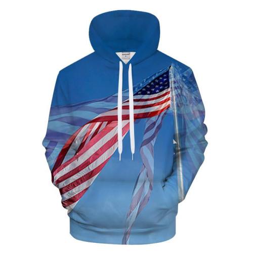 Flying American Flag - Sweatshirt, Hoodie, Pullover