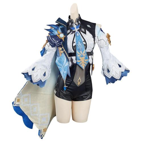 Game Genshin Impact Eula Outfits Halloween Carnival Suit Cosplay Costume