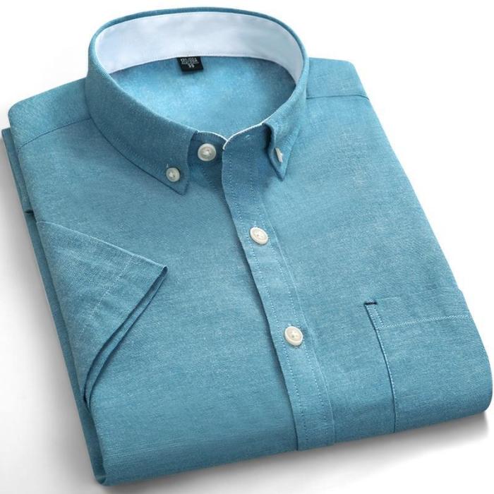 Solid Color Men'S Business Shirt
