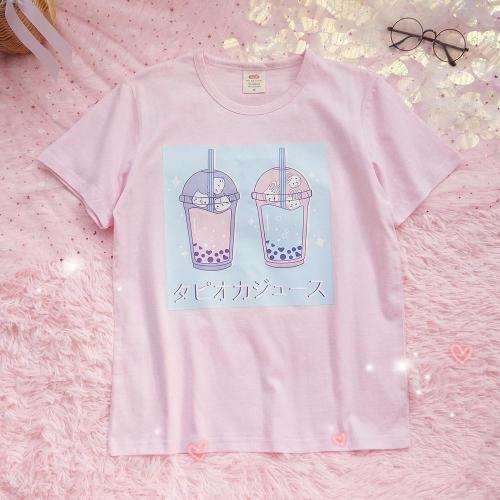 Bubble Tea Kitten Tee