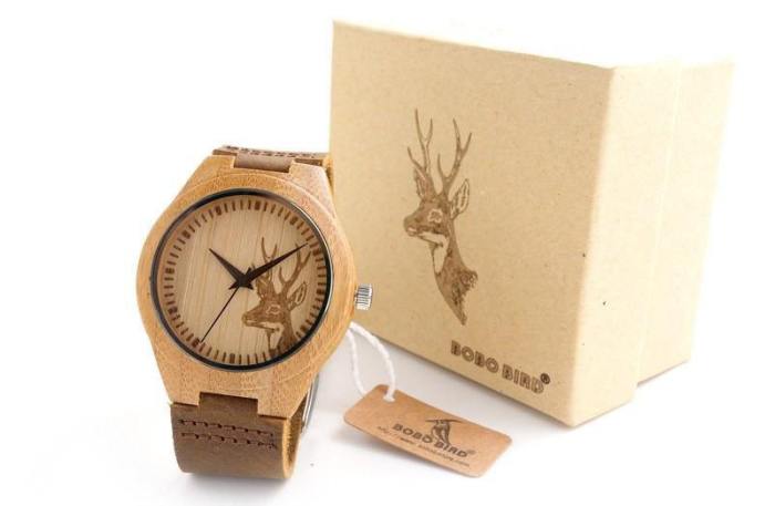 Bobo Bird™ Exclusive: Deer Wooden Watch V2