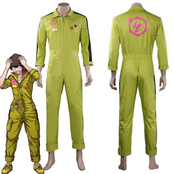 Danganronpa Kazuichi Souda Jumpsuit Outfit Halloween Carnival Suit Cosplay Costume
