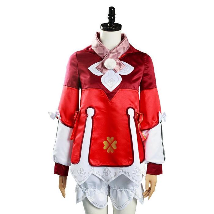 Game Genshin Impact - Klee Coat Hat Outfits Halloween Carnival Suit Cosplay Costume