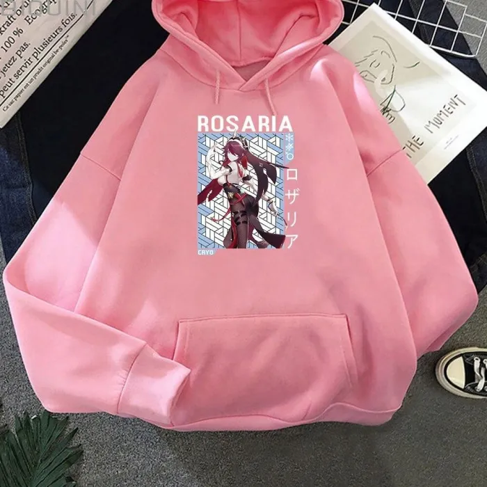 Genshin Impact Kawaii Aesthetic Pullover Long Sleeve Kpop Hoodie