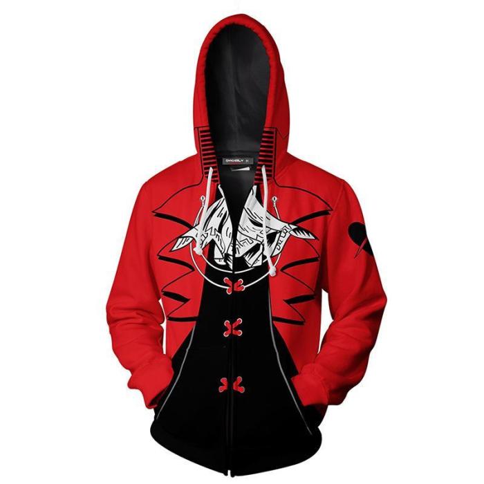 Persona 5 Game Arsène Raoul Lupin D'Andrésy Cosplay Unisex 3D Printed Hoodie Sweatshirt Jacket With Zipper