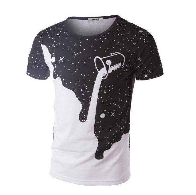 Exclusive Galaxy Painted 3D T-Shirt - 50% Off!