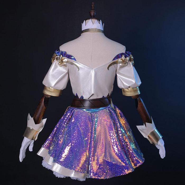 League Of Legends Lol The Starry-Eyed Songstress Seraphine Cosplay Costume