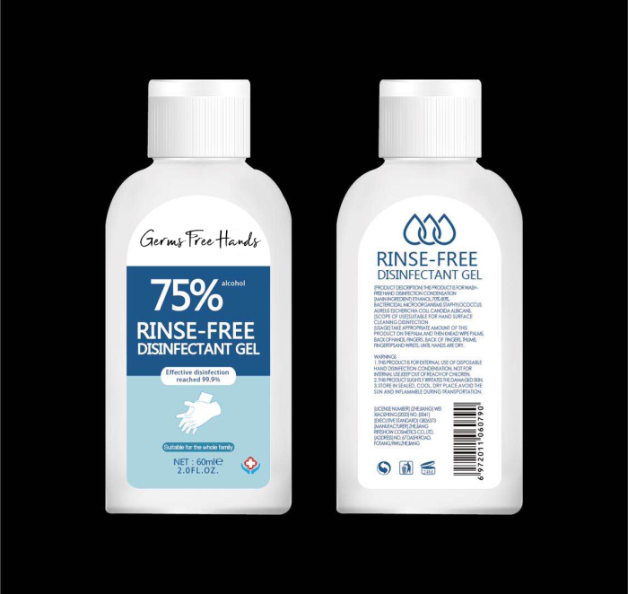 Germs Free Hands - Anti-Bacterial Hand Sanitizer