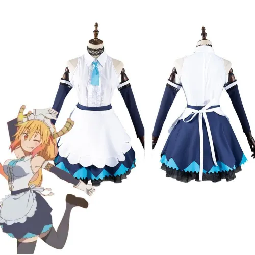 Miss Kobayashi‘S Dragon Maid Toru Skirt Outfits Halloween Carnival Suit Cosplay Costume