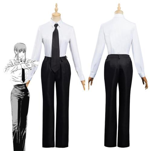 Chainsaw Man Makima Shirt Pants Outfits Halloween Carnival Suit Cosplay Costume