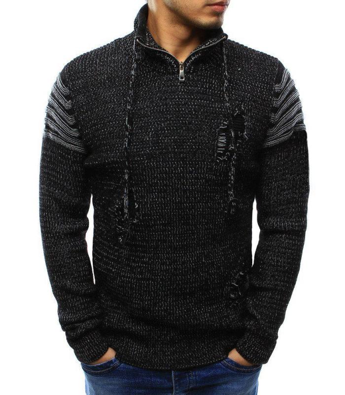 Pullover Jumpers Sweater Ripped Knitted