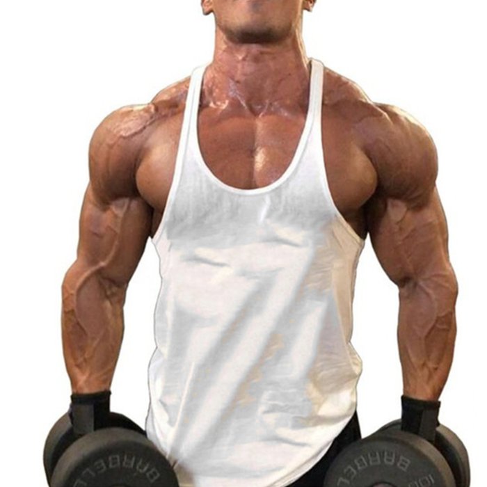 Men'S Fitness Sports Leisure Thin Shoulder Strap Tank